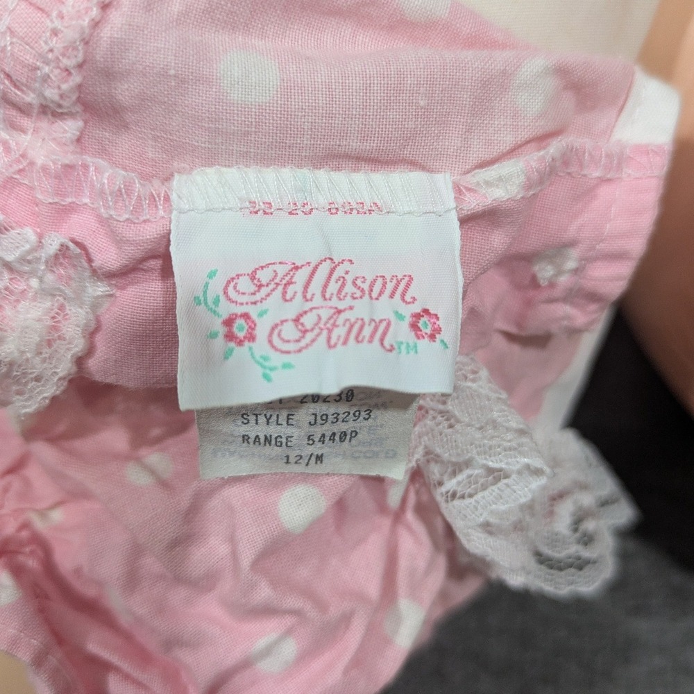 Vintage 1983 Uneeda 22" Baby Doll Sleep Eyes Allison Ann Pink Outfit #2483 - Picture 3 of 11